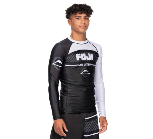 Fuji Freestyle 2.0 Long Sleeve Ranked Rashguard White - ADULT SIZES