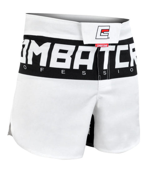 Combat Corner Supreme Hybrid Fight Shorts (White)-1