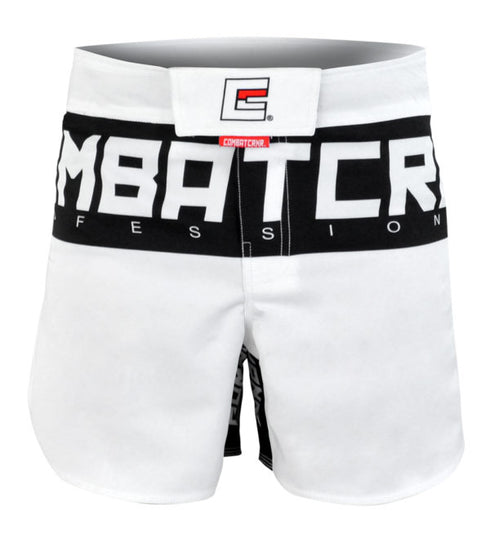 Combat Corner Supreme Hybrid Fight Shorts (White)-4