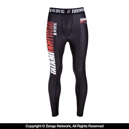 Tatami Hexagon Grappling Tights - Black-1
