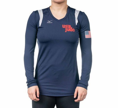 FUJI USA Judo Mizuno Womens Balboa Long Sleeve Shirt - MMA Fightland