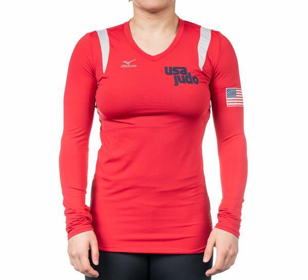 FUJI USA Judo Mizuno Womens Balboa Long Sleeve Shirt - MMA Fightland