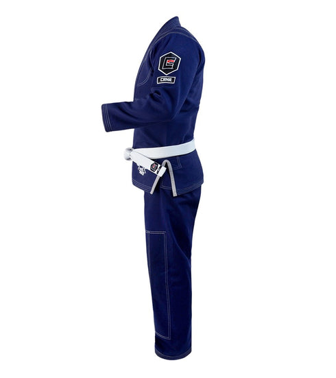 Combat Corner v5 BJJ GI – FREE WHITE BELT-NAVY-4