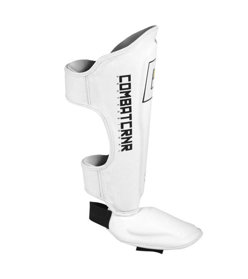 Combat Corner HMIT Shin Guards-WHITE-2