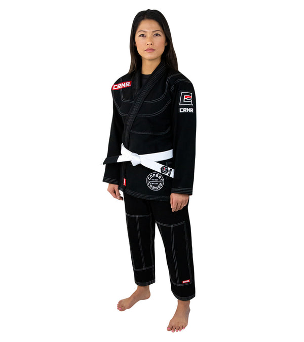 Combat Corner Womens BJJ GI -v6 - FREE WHITE BELT