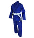 Combat Corner YoungStar Youth Brazilian Jiu Jitsu Form2 GI – FREE WHITE BELT-BLUE-1