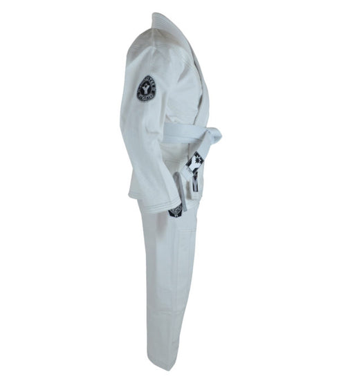 Combat Corner YoungStar Youth Brazilian Jiu Jitsu Form2 GI – FREE WHITE BELT-WHITE-5