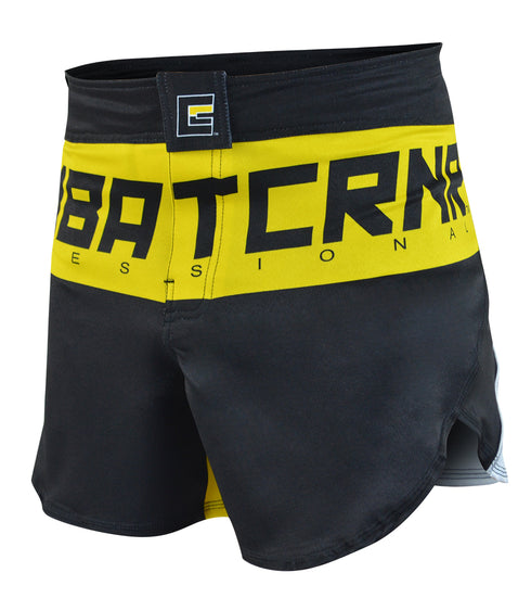 Combat Corner Supreme Hybrid Fight Shorts (Yellow)-2