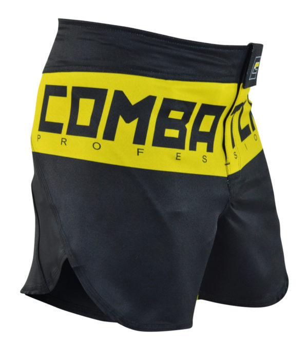 Combat Corner Supreme Hybrid Fight Shorts (Yellow)-1
