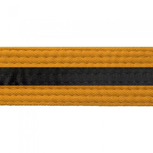 BOLD LOOK BELTS WITH BLACK STRIPE-GOLD WITH BLACK STRIPE-1