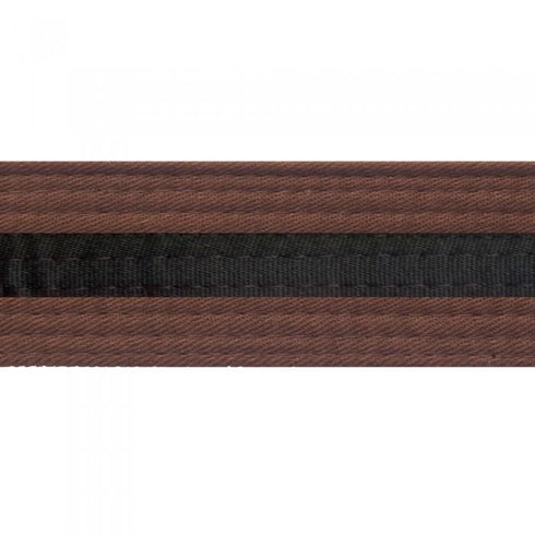 BOLD LOOK BELTS WITH BLACK STRIPE-BROWN WITH BLACK STRIPE-1