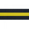 BOLD LOOK BLACK BELTS WITH STRIPE-BLACK/YELLOW STRIPE-1