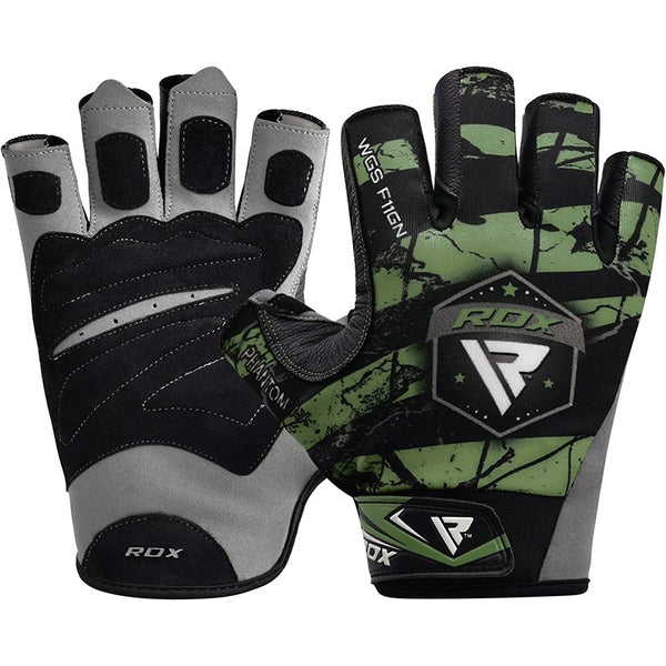 RDX F11 BODYBUILDING GYM GLOVES/Gre-1