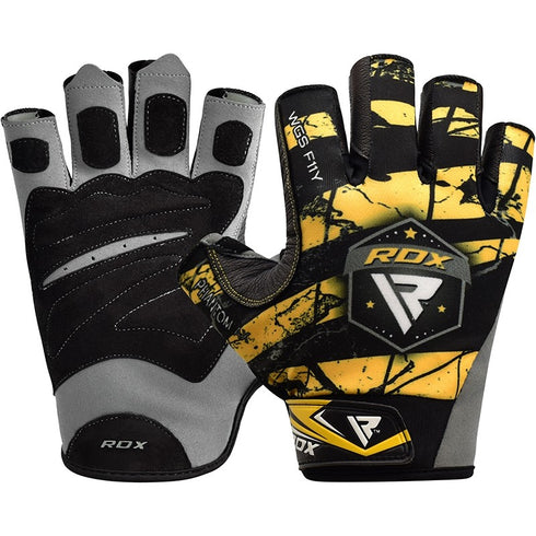RDX F11 BODYBUILDING GYM GLOVES/Y-1