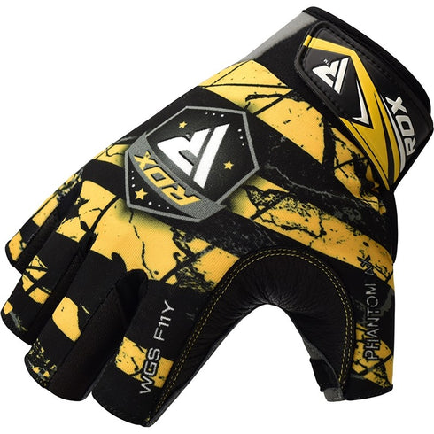 RDX F11 BODYBUILDING GYM GLOVES/Y-4