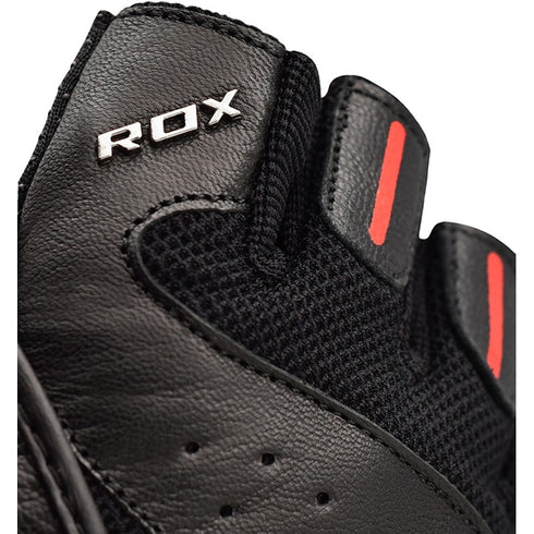 RDX S2 BLACK LEATHER WEIGHT LIFTING GLOVES-4