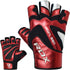 BOLD RED LEATHER GYM GLOVES-5