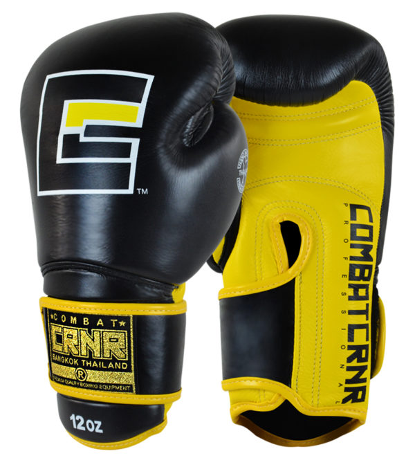 Combat Corner HMIT Champion Boxing Gloves Yellow-1