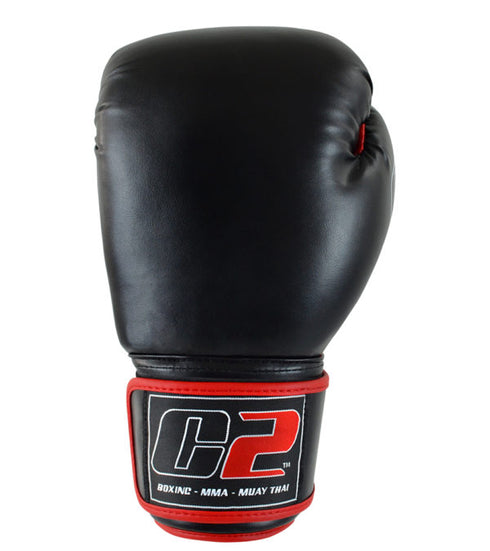 Combat Corner C2 Boxing Gloves w/ XtraFresh Blk/Red-4
