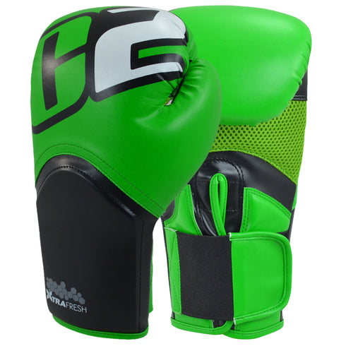 Combat Corner C2 Turbo Boxing Gloves Green/Black-1
