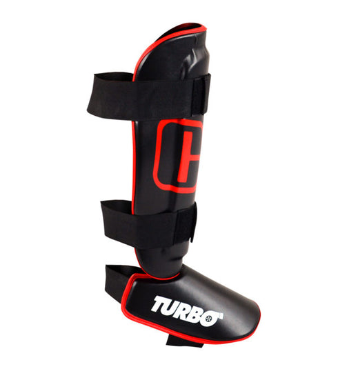 Combat Corner C2 Turbo Shin Guards Black-2
