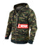 Combat Corner Zip Up Camo Redtangle Hoodie-1