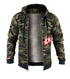 Combat Corner Zip Up Camo Redtangle Hoodie-5