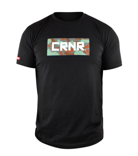 Combat Corner Camotangle T-Shirt Black-1