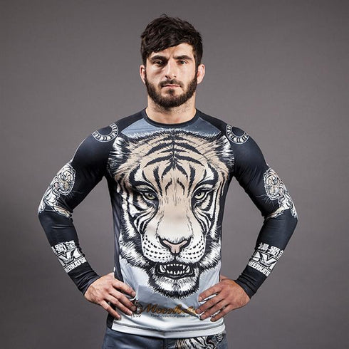 Meerkatsu-Midnight Tiger Rashguard-1