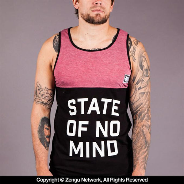 Scramble-State of No Mind Tank Top (Red)-front
