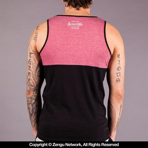 Scramble-State of No Mind Tank Top (Red)-back