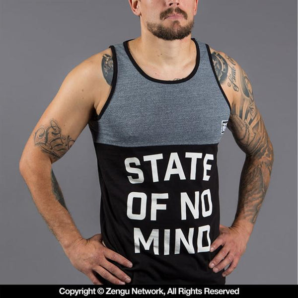 Scramble-State of No Mind Tank Top (Blue)-front