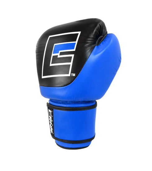Combat Corner Competition Velcro Boxing Gloves Blue-2