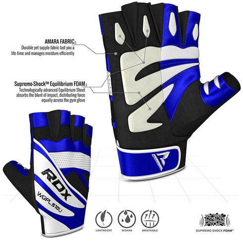 RDX S10 CONCEPT BLUE WEIGHTLIFTING GLOVES-3