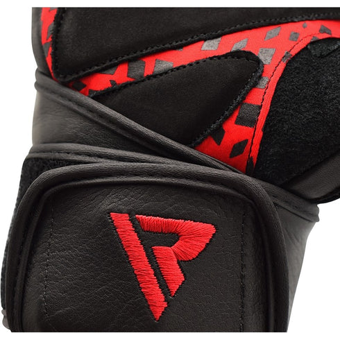 RDX L7 CROWN WEIGHTLIFTING LEATHER GYM GLOVES-7