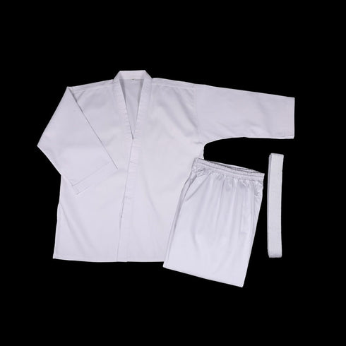 DYNAMIC- RIBBED WHITE KARATE- UNIFORM