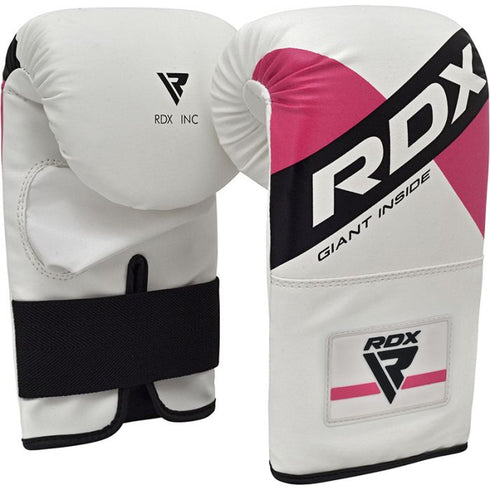 RDX F10 BOXING GLOVES WHITE/PINK