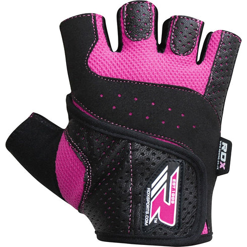 RDX S5 FEMININE PINK WEIGHT LIFTING GLOVES-2