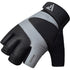 RDX S14 FERRIS WEIGHTLIFTING LEATHER GYM GLOVES/Gry-6