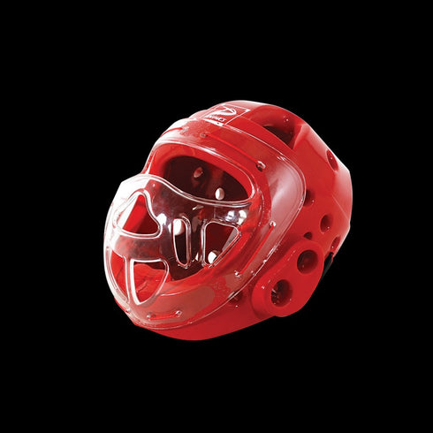 DYNAMICS-FOAM HEADGEAR WITH MASK-Red