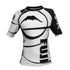 FUJI SPORTS FREESTYLE IBJJF RANKED RASHGUARD SHORT SLEEVE-White-1