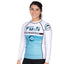 Fuji Reversal Girl's Long Sleeve Rashguard White