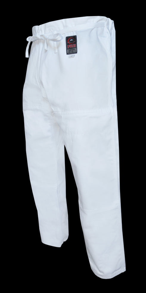 Fuji Kids BJJ Pants-White-2