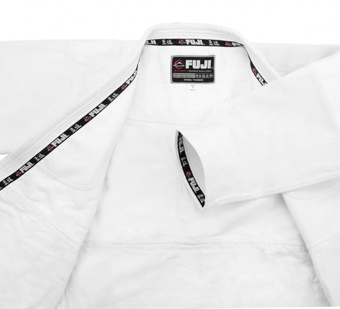 FUJI Double Weave Judo Gi-White-4