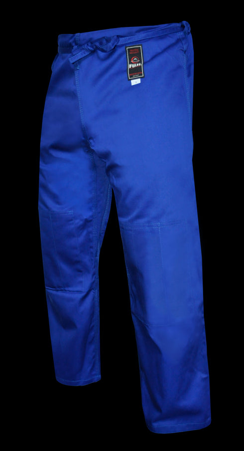 FUJI Double Weave Judo Pants-Blue-2