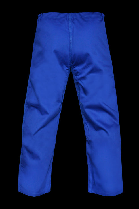 FUJI Single Weave Judo Pants-Blue-3