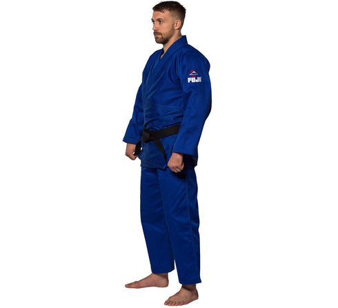 FUJI Single Weave Judo Gi-Blue-3