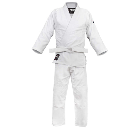 FUJI Single Weave Judo Gi-White-1