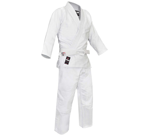 FUJI Single Weave Judo Gi-White-3