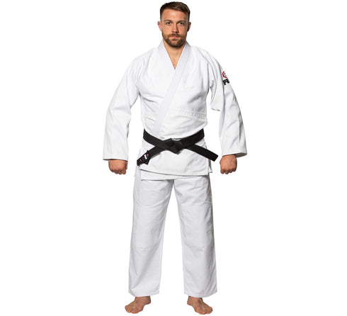 FUJI Single Weave Judo Gi-White-4